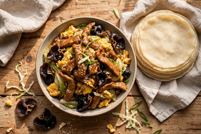 Photo of Mu Shu Pork, a dinner recipe from FluentFuel
