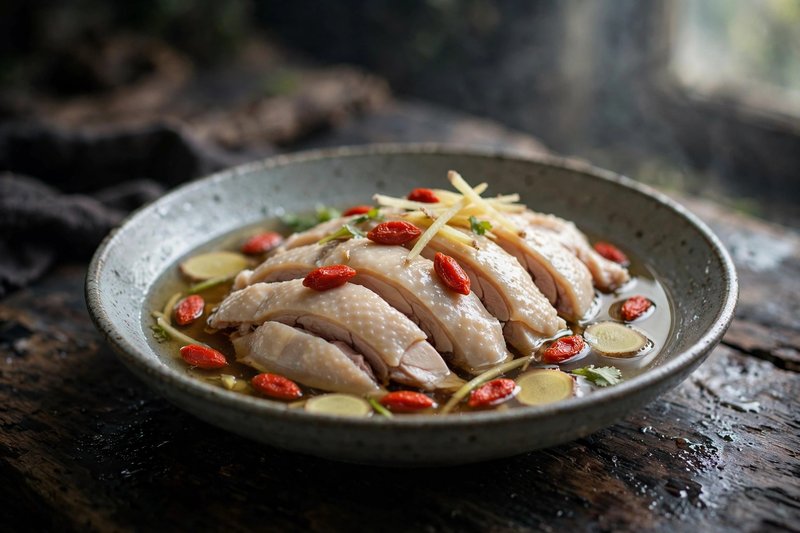 Photo of Drunken Chicken, a dinner recipe from FluentFuel