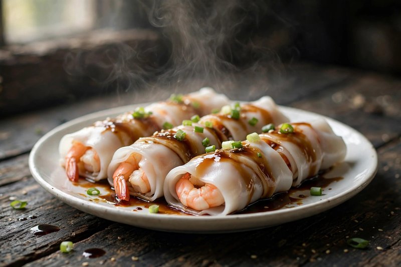 Photo of Shrimp Cheung Fun, a breakfast recipe from FluentFuel