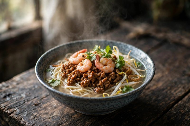 Photo of Tainan Danzi Noodles, a lunch recipe from FluentFuel