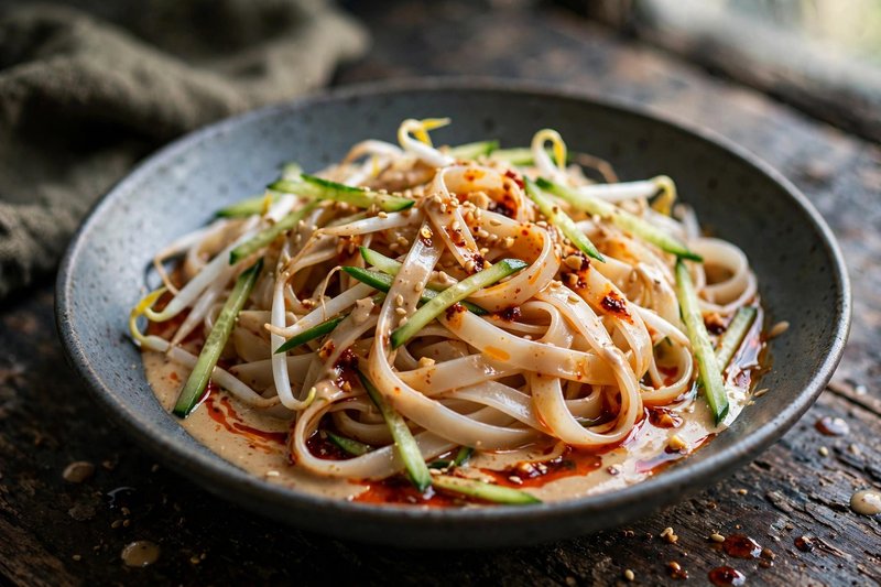 Photo of Liang Pi Cold Skin Noodles, a lunch recipe from FluentFuel