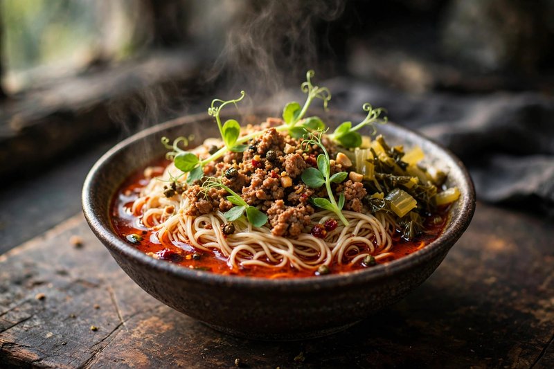 Photo of Chongqing Xiao Mian, a lunch recipe from FluentFuel