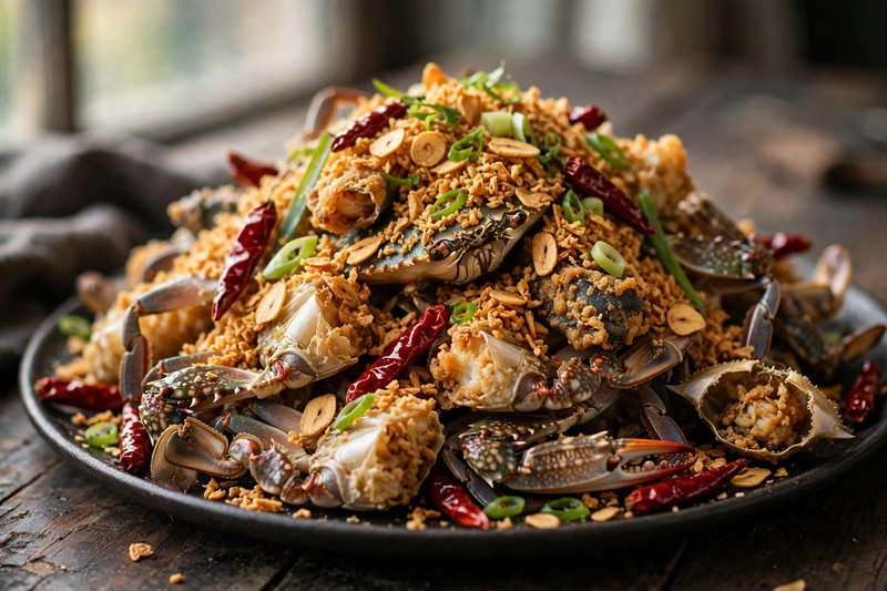 Photo of Typhoon Shelter Crab, a dinner recipe from FluentFuel