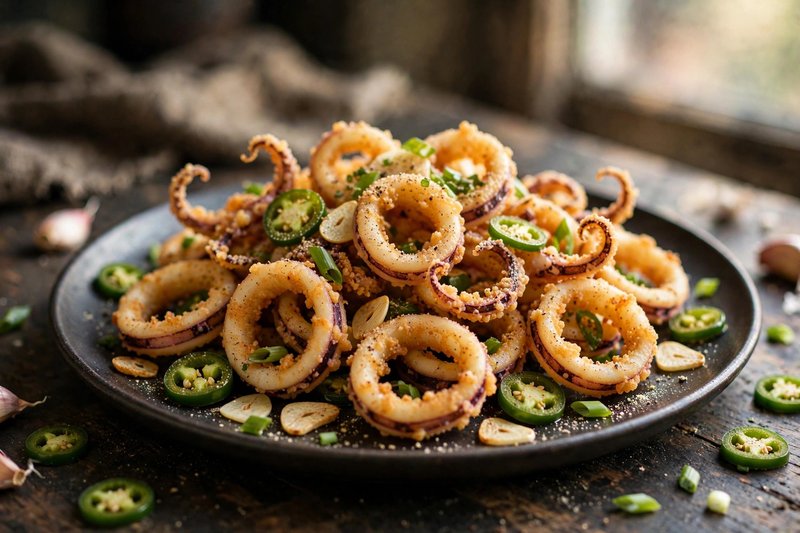 Photo of Salt and Pepper Squid, a dinner recipe from FluentFuel