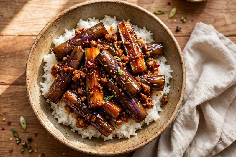 Photo of Fish-Fragrant Eggplant, a dinner recipe from FluentFuel