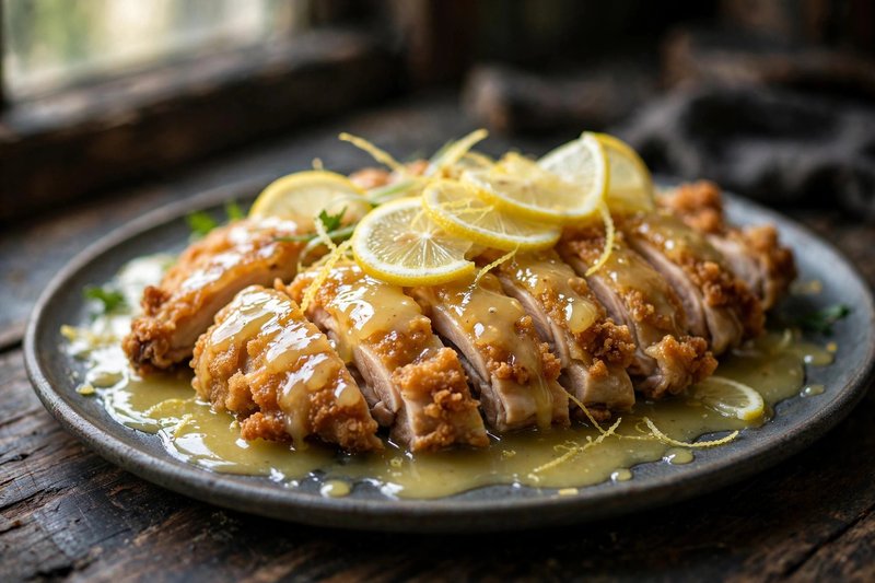 Photo of Cantonese Lemon Chicken, a dinner recipe from FluentFuel