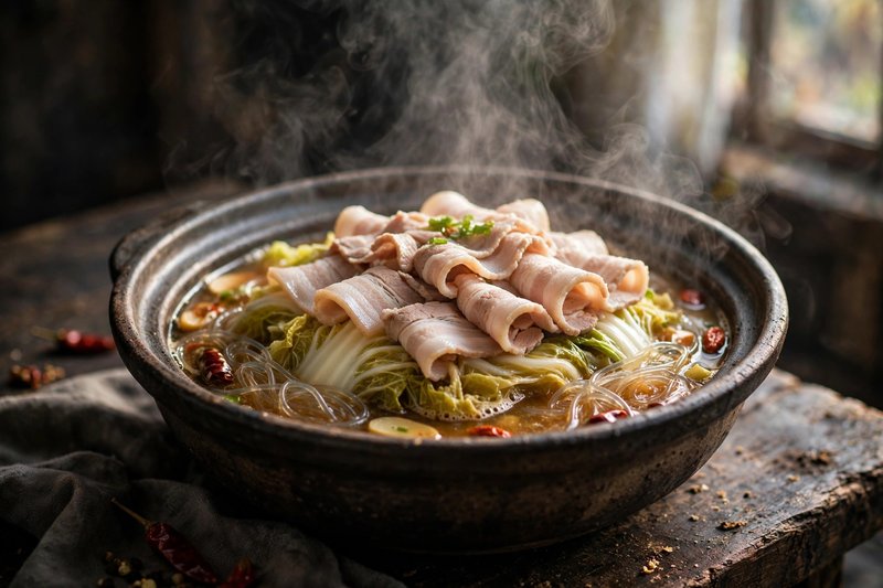 Photo of Suan Cai Bai Rou, a dinner recipe from FluentFuel