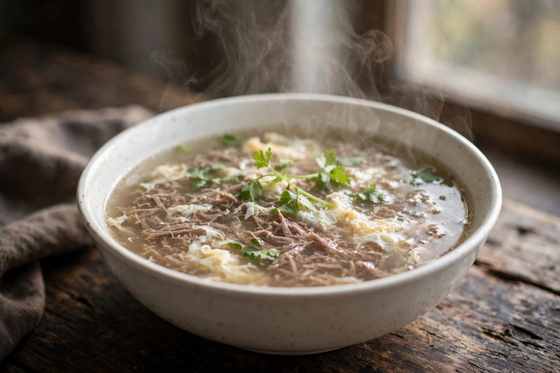 Photo of West Lake Beef Soup, a lunch recipe from FluentFuel