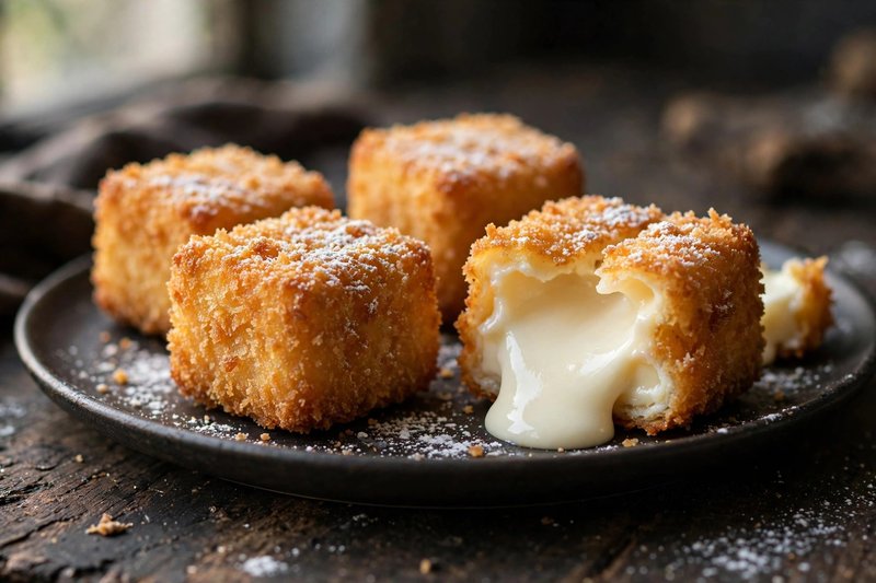 Photo of Fried Milk, a snack recipe from FluentFuel
