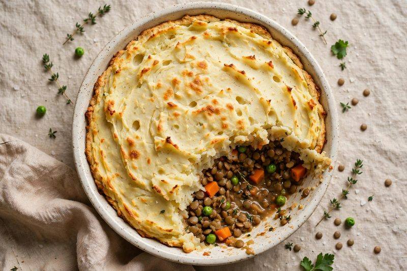 Photo of Lentil Shepherd's Pie, a dinner recipe from FluentFuel