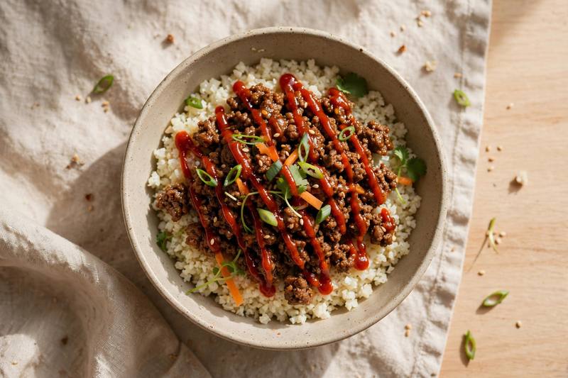 Photo of Korean Beef Bowls, a dinner recipe from FluentFuel
