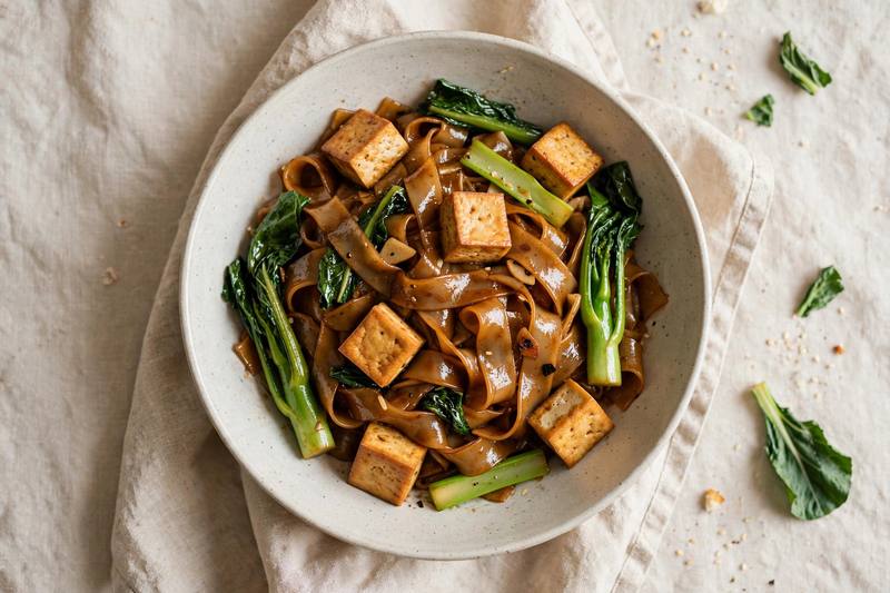 Photo of Tofu Pad See Ew, a dinner recipe from FluentFuel