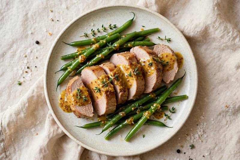Photo of Pork Tenderloin & Greens, a dinner recipe from FluentFuel