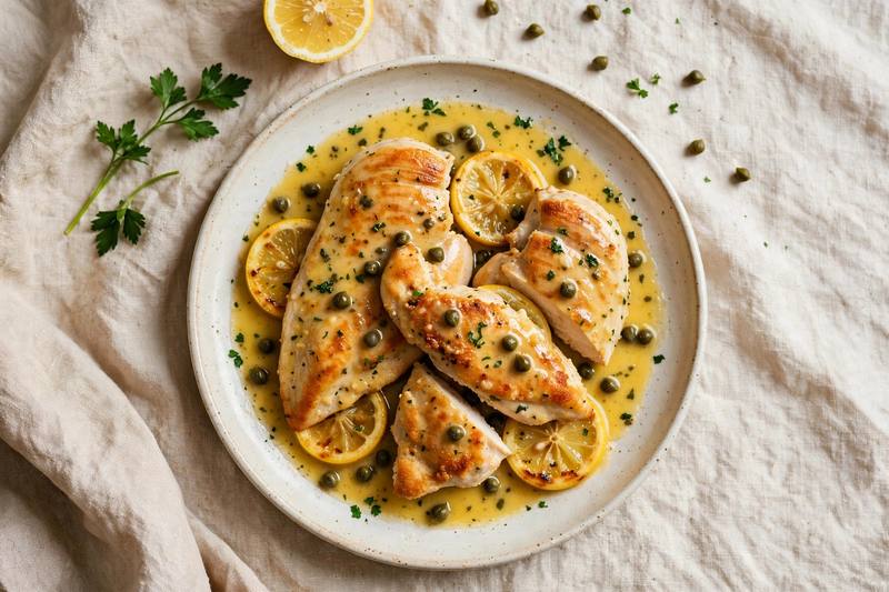 Photo of Chicken Piccata, a dinner recipe from FluentFuel