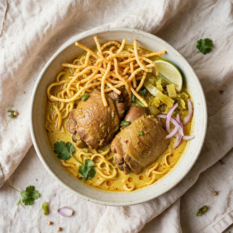 Photo of Khao Soi, a dinner recipe from FluentFuel