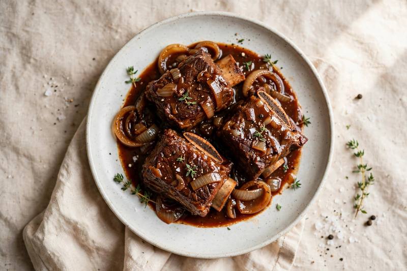 Photo of Braised Beef Short Ribs, a dinner recipe from FluentFuel