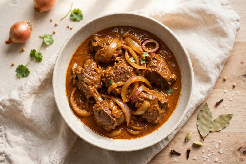 Photo of Lamb Rogan Josh, a dinner recipe from FluentFuel