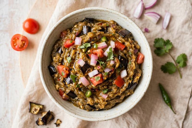 Photo of Baingan Bharta, a dinner recipe from FluentFuel