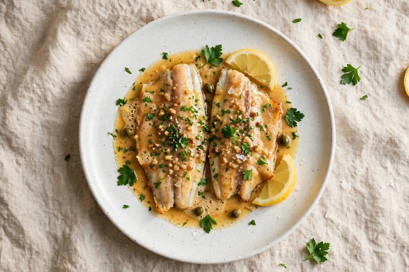 Photo of Sole Meunière, a dinner recipe from FluentFuel