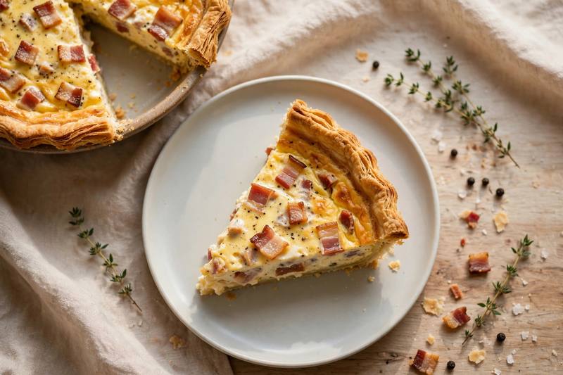 Photo of Quiche Lorraine, a dinner recipe from FluentFuel