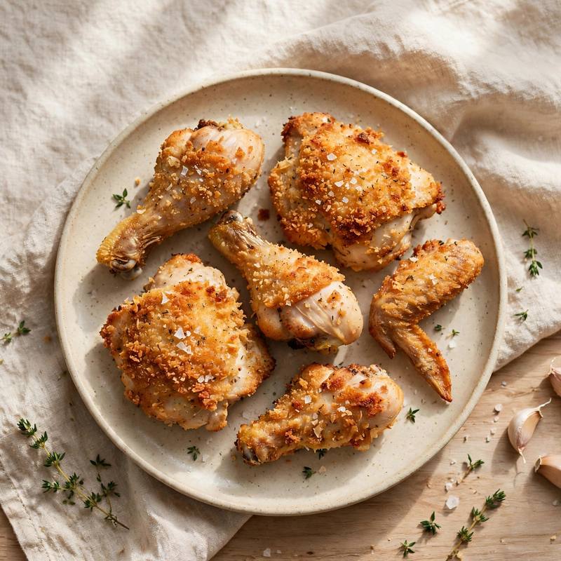 Photo of Oven-Fried Chicken, a dinner recipe from FluentFuel
