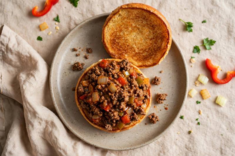 Photo of Sloppy Joes, a dinner recipe from FluentFuel