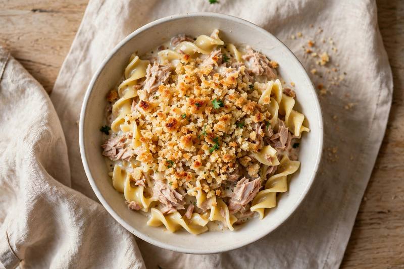 Photo of Tuna Noodle Casserole, a dinner recipe from FluentFuel