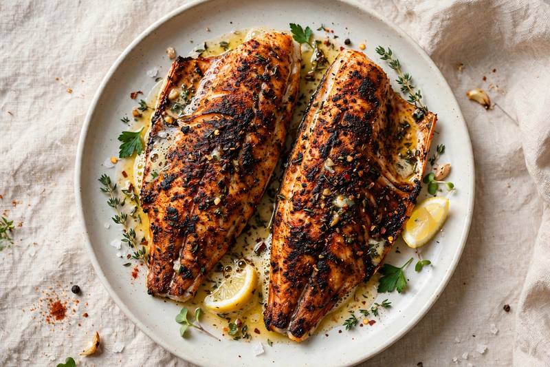 Photo of Blackened Red Snapper, a dinner recipe from FluentFuel