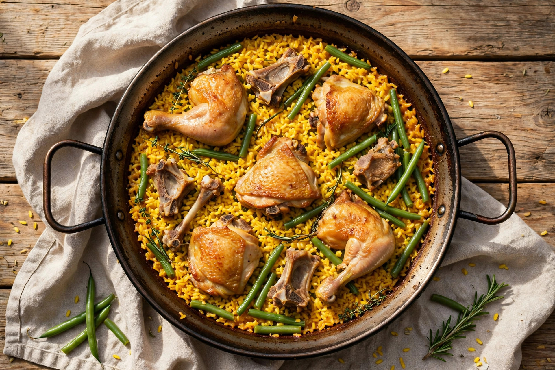 Photo of Paella Valenciana, a dinner recipe from FluentFuel