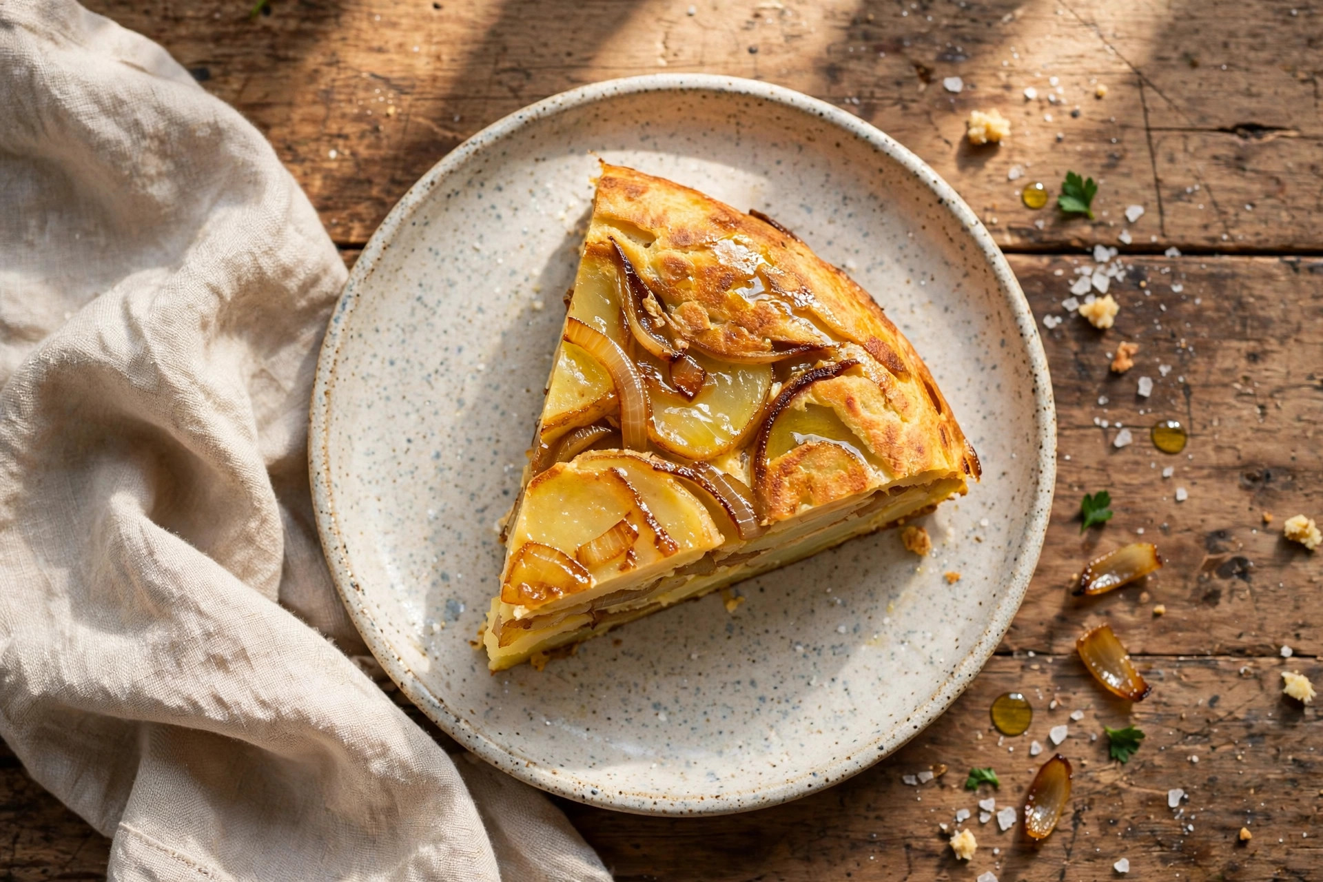 Photo of Tortilla Española, a lunch recipe from FluentFuel