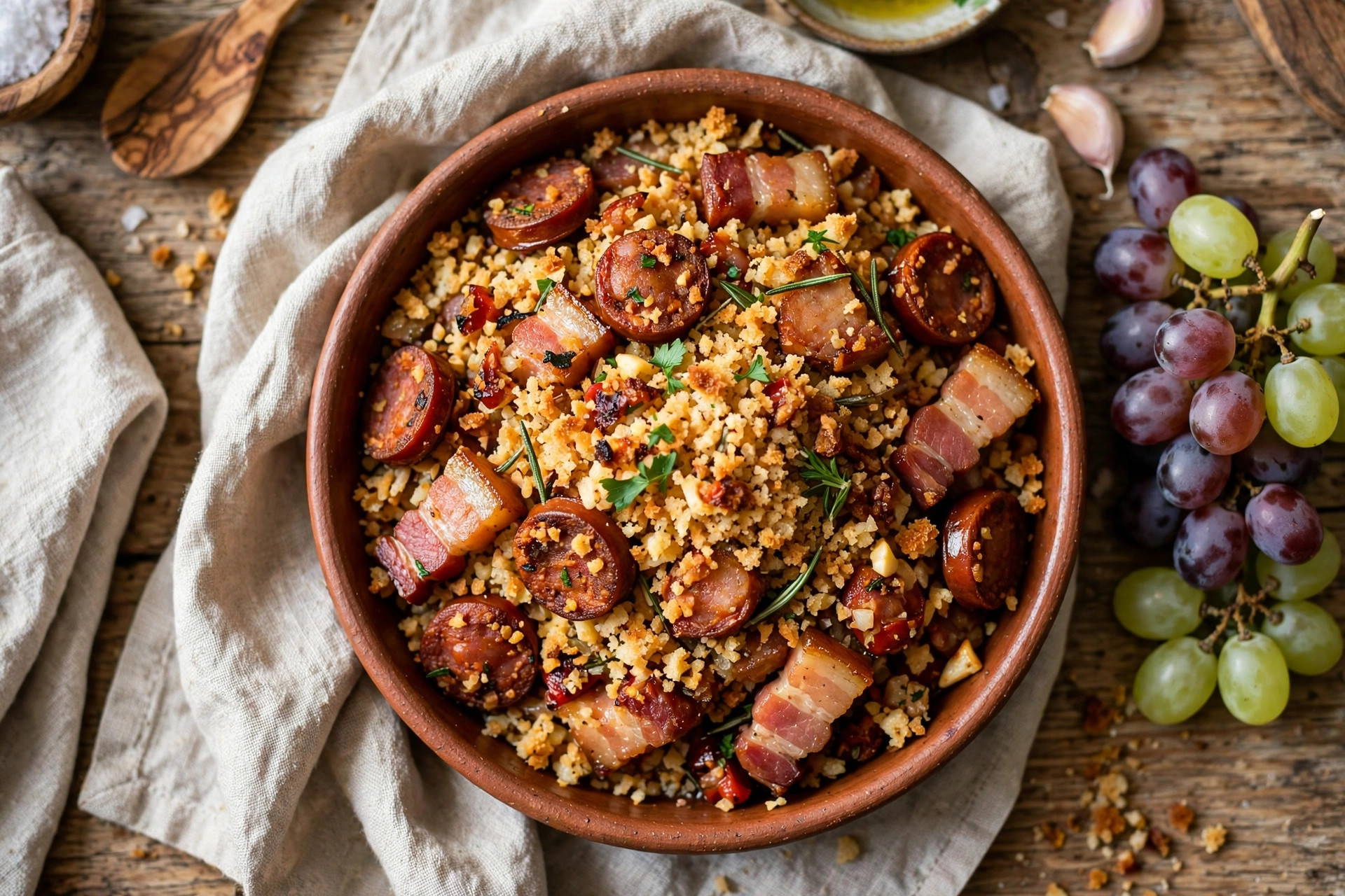 Photo of Migas Extremeñas, a lunch recipe from FluentFuel