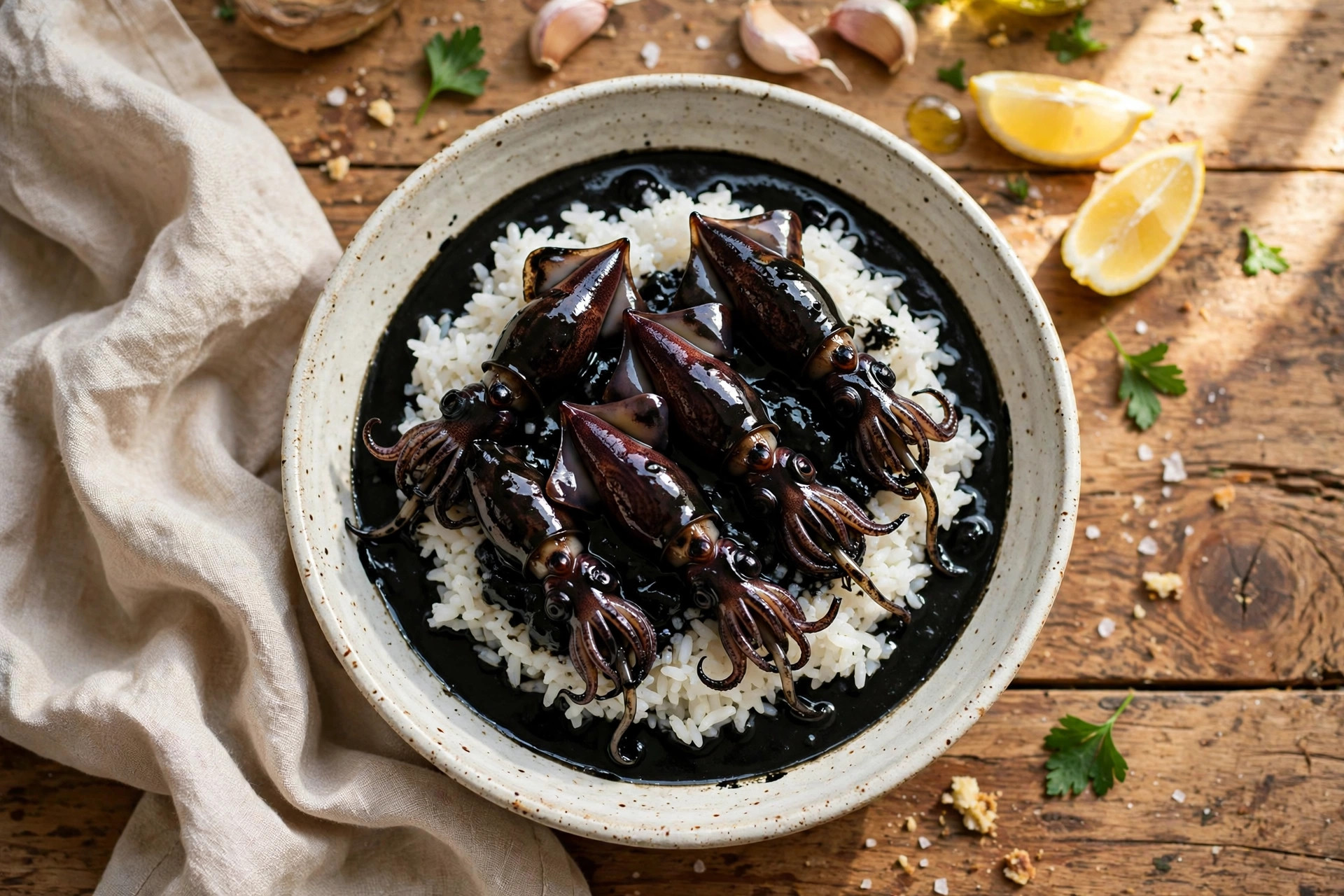 Photo of Chipirones en su Tinta, a dinner recipe from FluentFuel