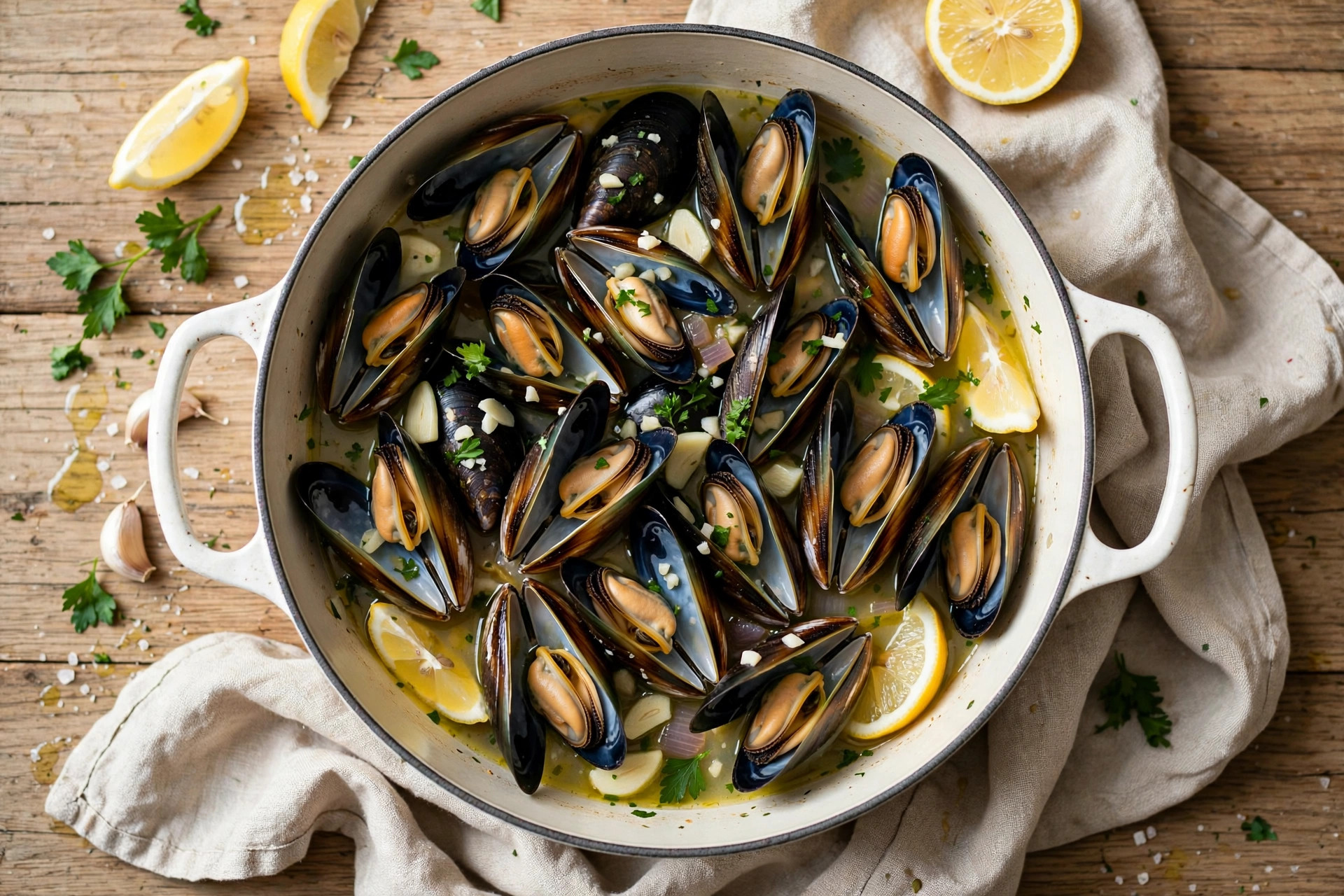 Photo of Mejillones al Vapor, a snack recipe from FluentFuel