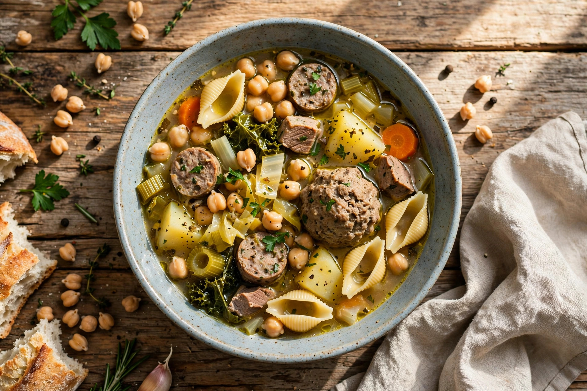 Photo of Escudella i Carn d’Olla, a dinner recipe from FluentFuel