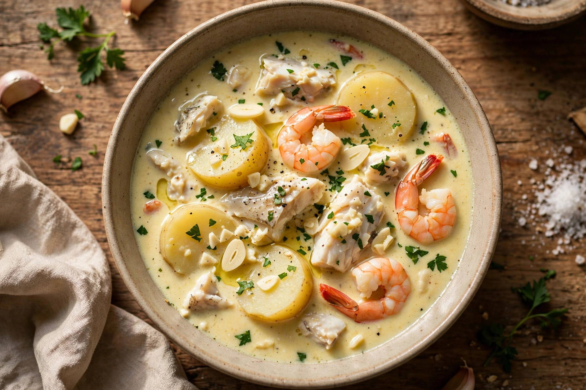 Photo of Gazpachuelo Malagueño, a dinner recipe from FluentFuel