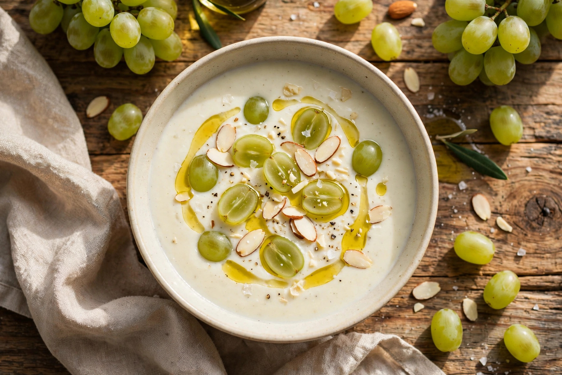 Photo of Ajoblanco, a lunch recipe from FluentFuel