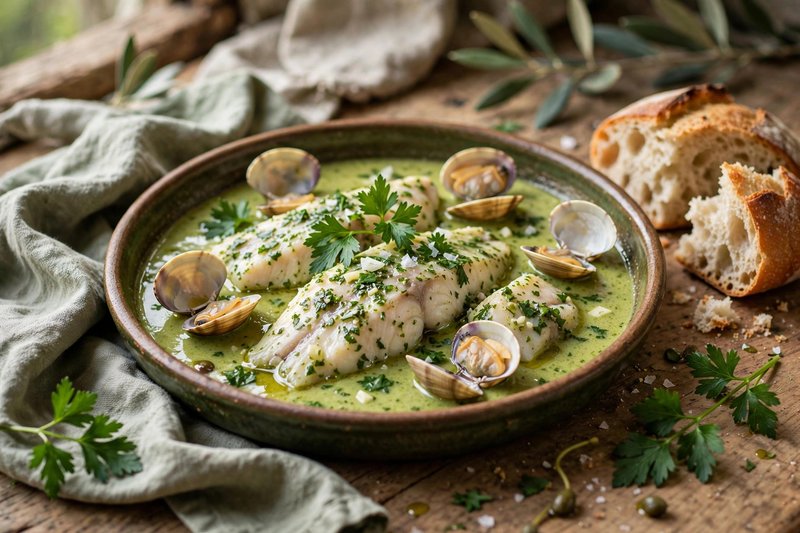 Photo of Merluza en Salsa Verde, a dinner recipe from FluentFuel