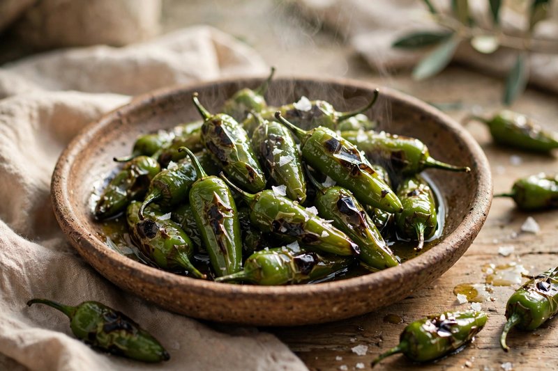 Photo of Pimientos de Padrón, a snack recipe from FluentFuel