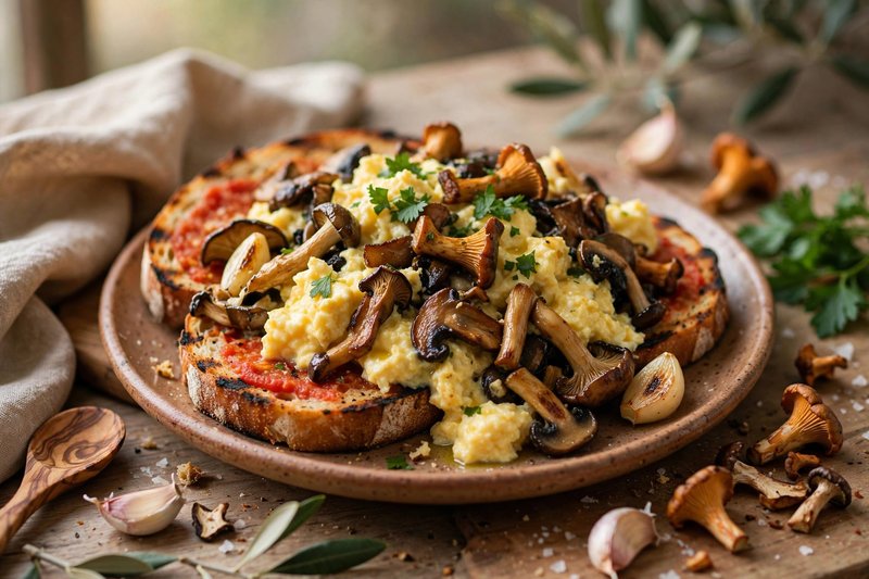 Photo of Revuelto de Setas, a breakfast recipe from FluentFuel