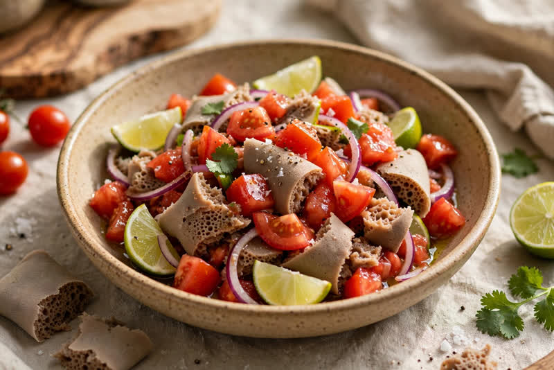 Photo of Timatim Fitfit, a lunch recipe from FluentFuel