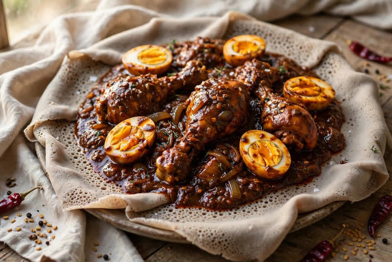 Photo of Doro Wat, a dinner recipe from FluentFuel