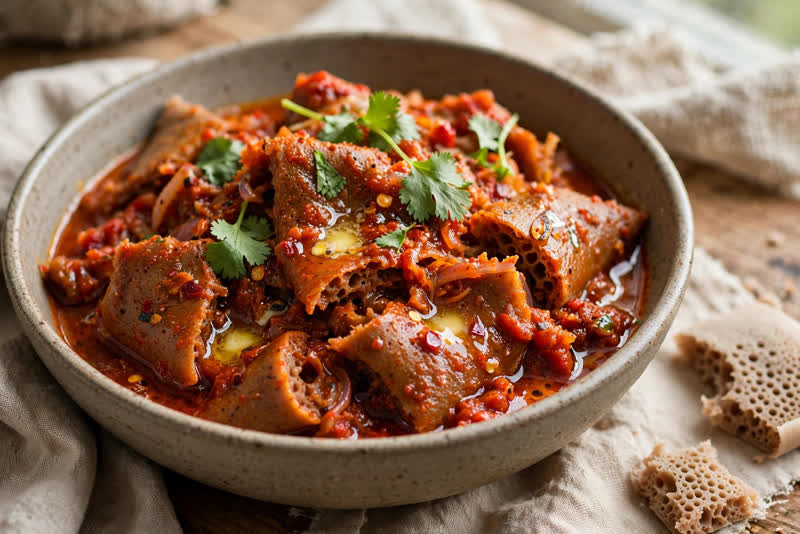 Photo of Firfir, a lunch recipe from FluentFuel