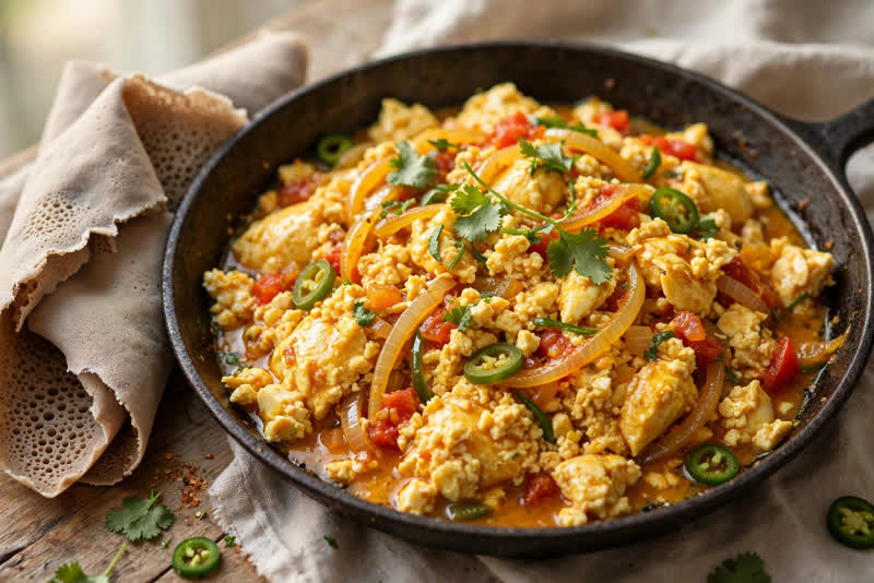 Photo of Enkulal Tibs, a breakfast recipe from FluentFuel