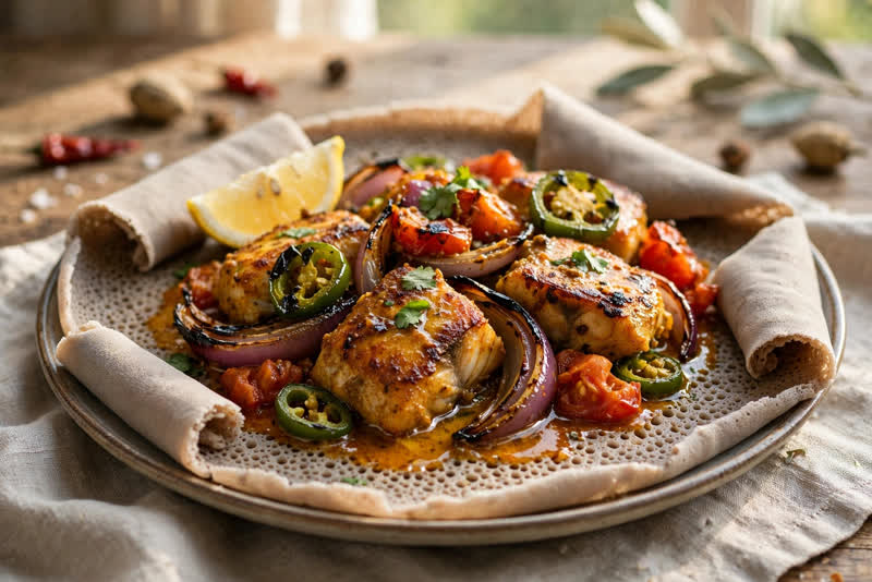 Photo of Asa Tibs, a dinner recipe from FluentFuel