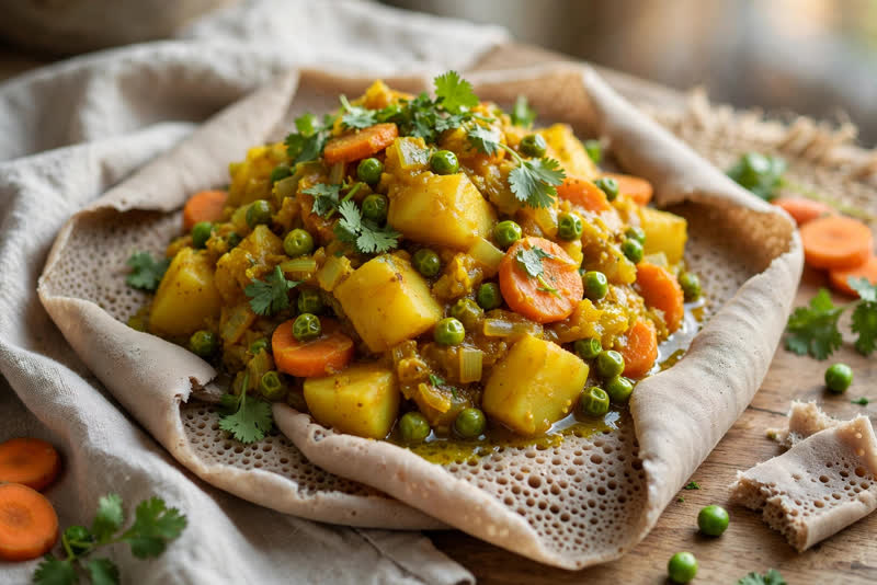 Photo of Dinich Alicha, a dinner recipe from FluentFuel