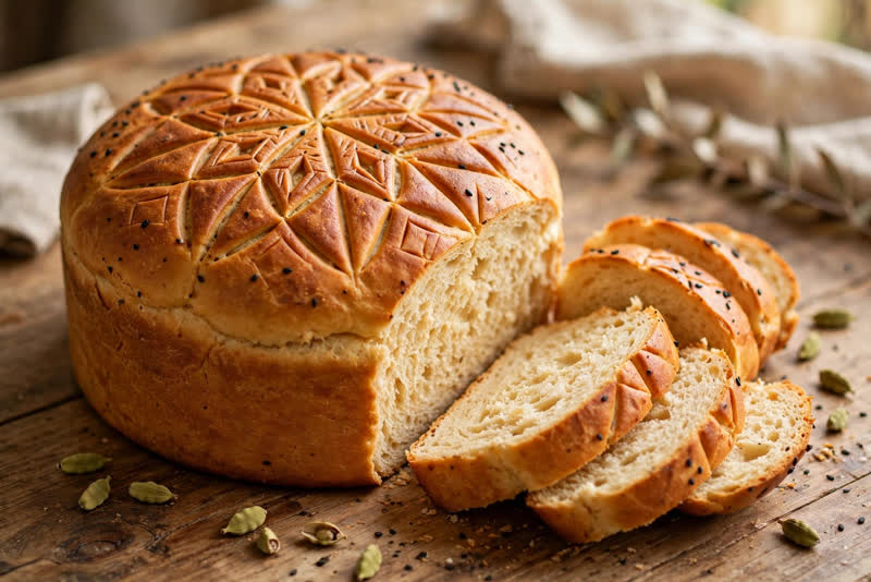 Photo of Ambasha, a snack recipe from FluentFuel
