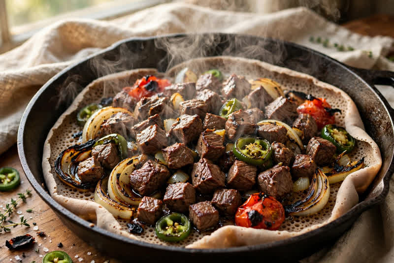 Photo of Beef Tibs, a dinner recipe from FluentFuel