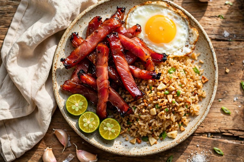 Photo of Sweet Cured Pork Tocino, a breakfast recipe from FluentFuel