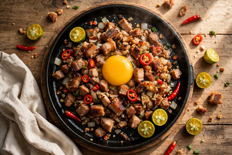 Photo of Sizzling Pork Sisig, a dinner recipe from FluentFuel
