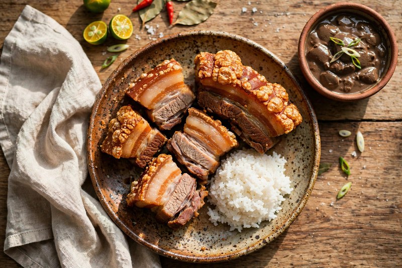 Photo of Twice-Cooked Lechon Kawali, a dinner recipe from FluentFuel